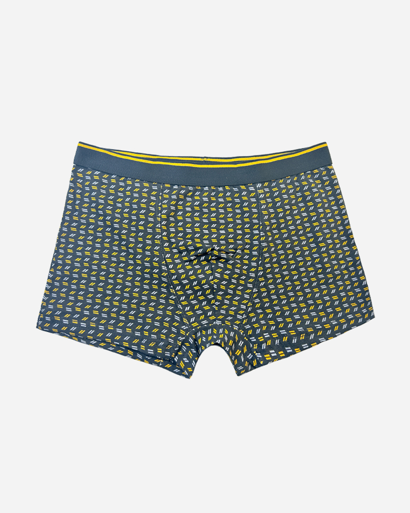 Geometric Cotton Blend Boxer Brief Set