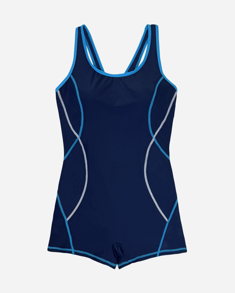 Scoop Neck Cut Out One Piece Swimsuit
